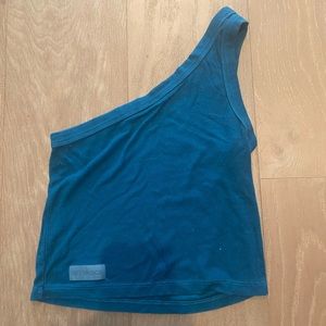 set active one shoulder tank in cove